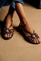 Bianca | Sandalias artesanales en tonos tierra