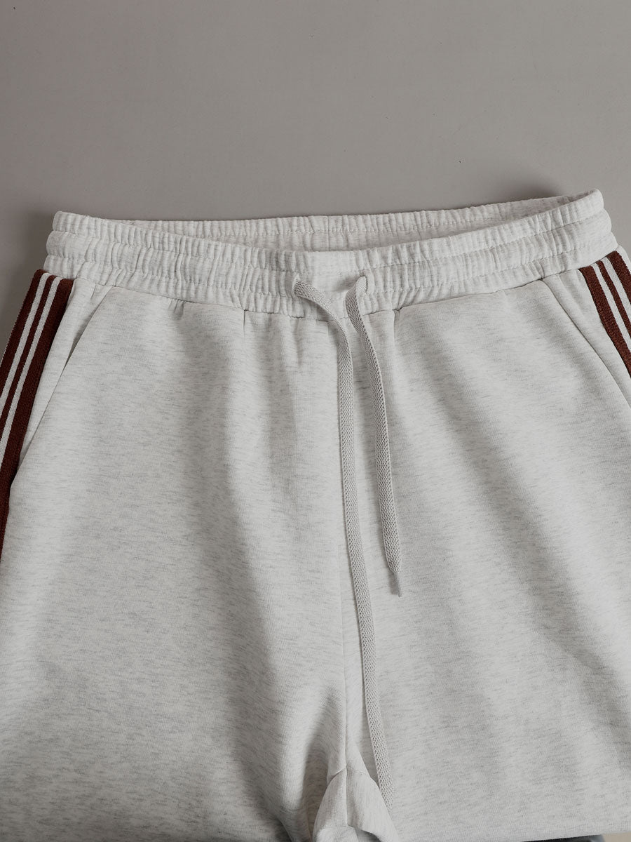 Priscilla - Conjunto deportivo elegante con sudadera de media cremallera