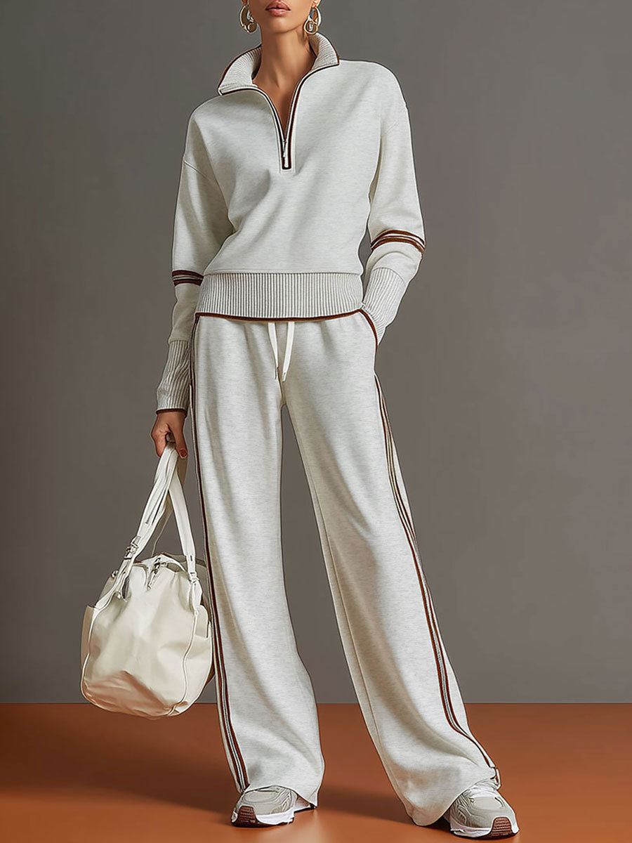 Marietta – azulsa y pantalones de pierna ancha