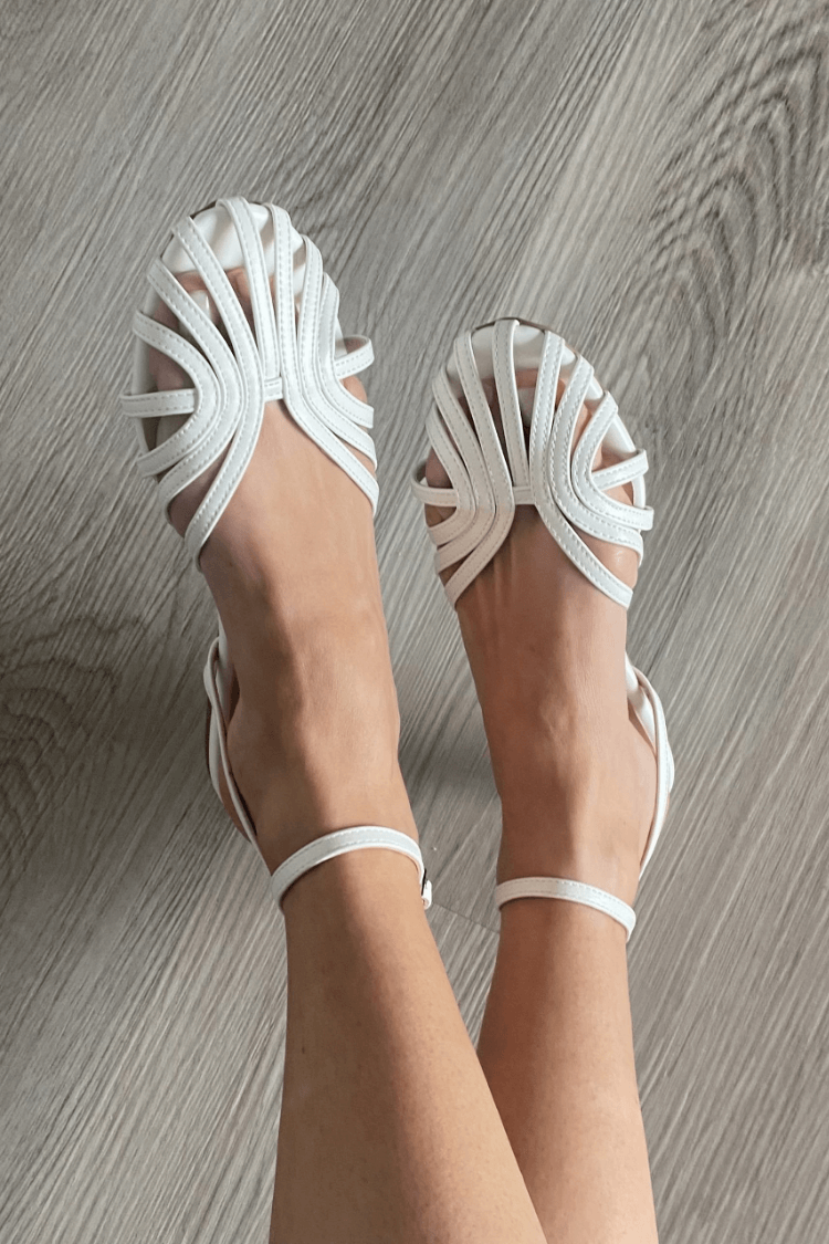 Vittoria | Sandalias joya doradas