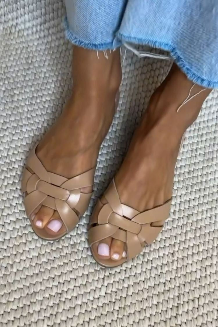 Serafina | Sandalias naturales trenzadas