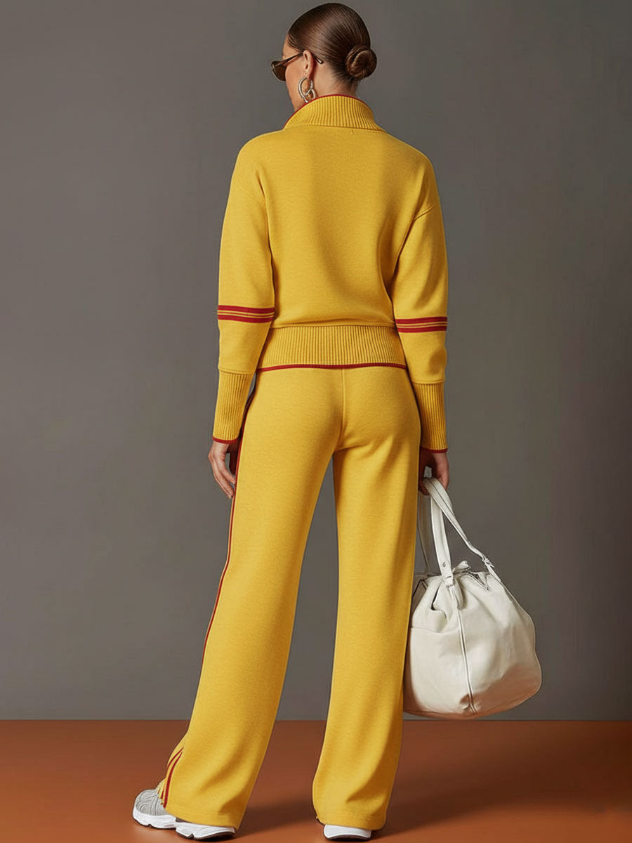 Marietta – azulsa y pantalones de pierna ancha