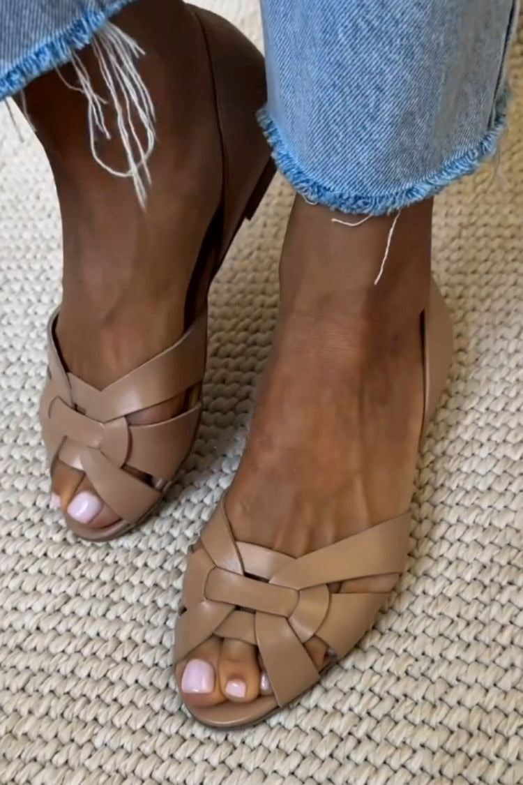 Serafina | Sandalias naturales trenzadas