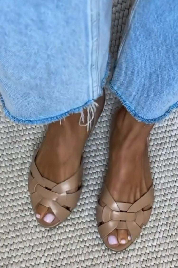 Serafina | Sandalias naturales trenzadas