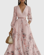 Rowella | Elegante Vestido maxi Plissettato