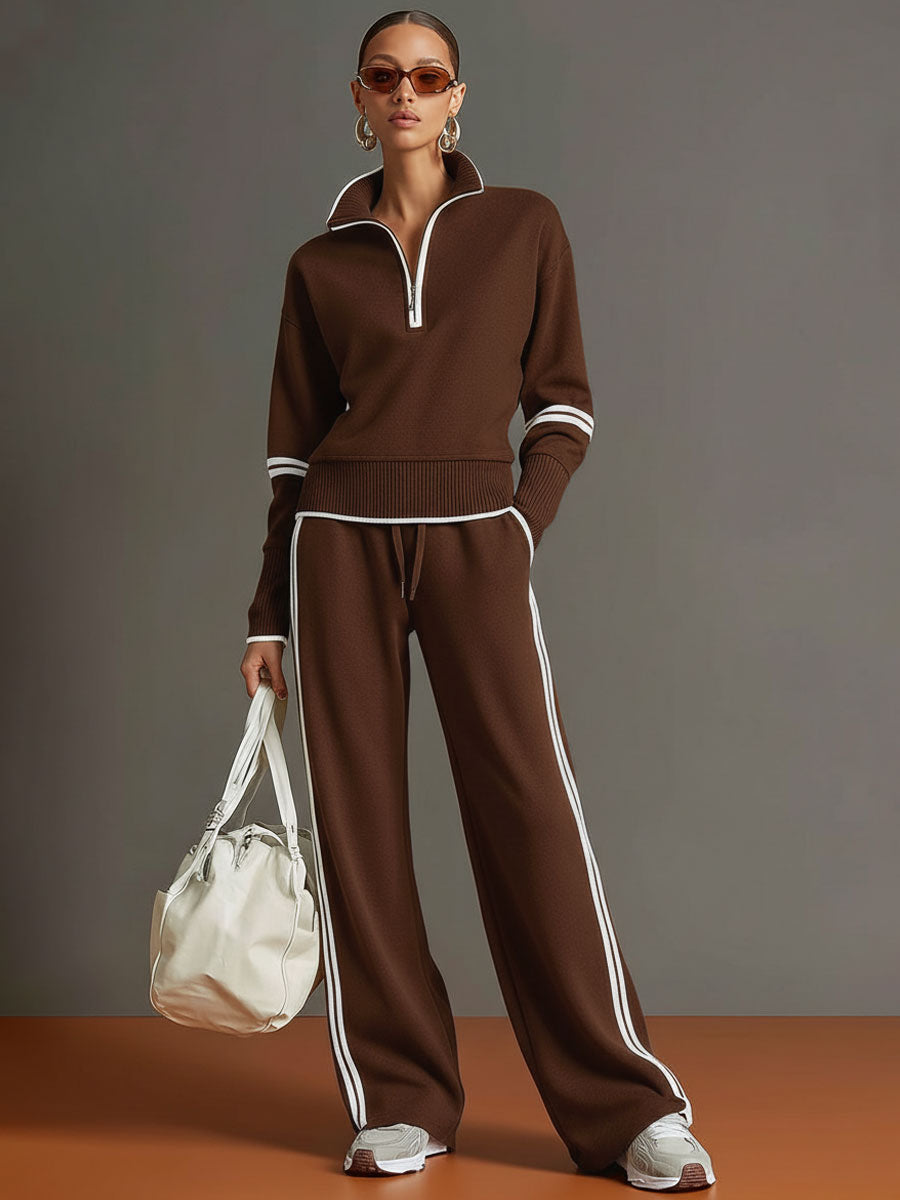Marietta – azulsa y pantalones de pierna ancha