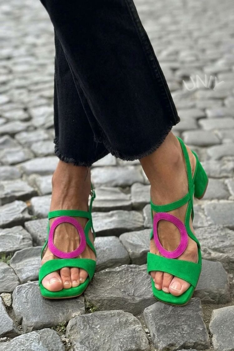 Valentina | Sandalias vibrantes de verano