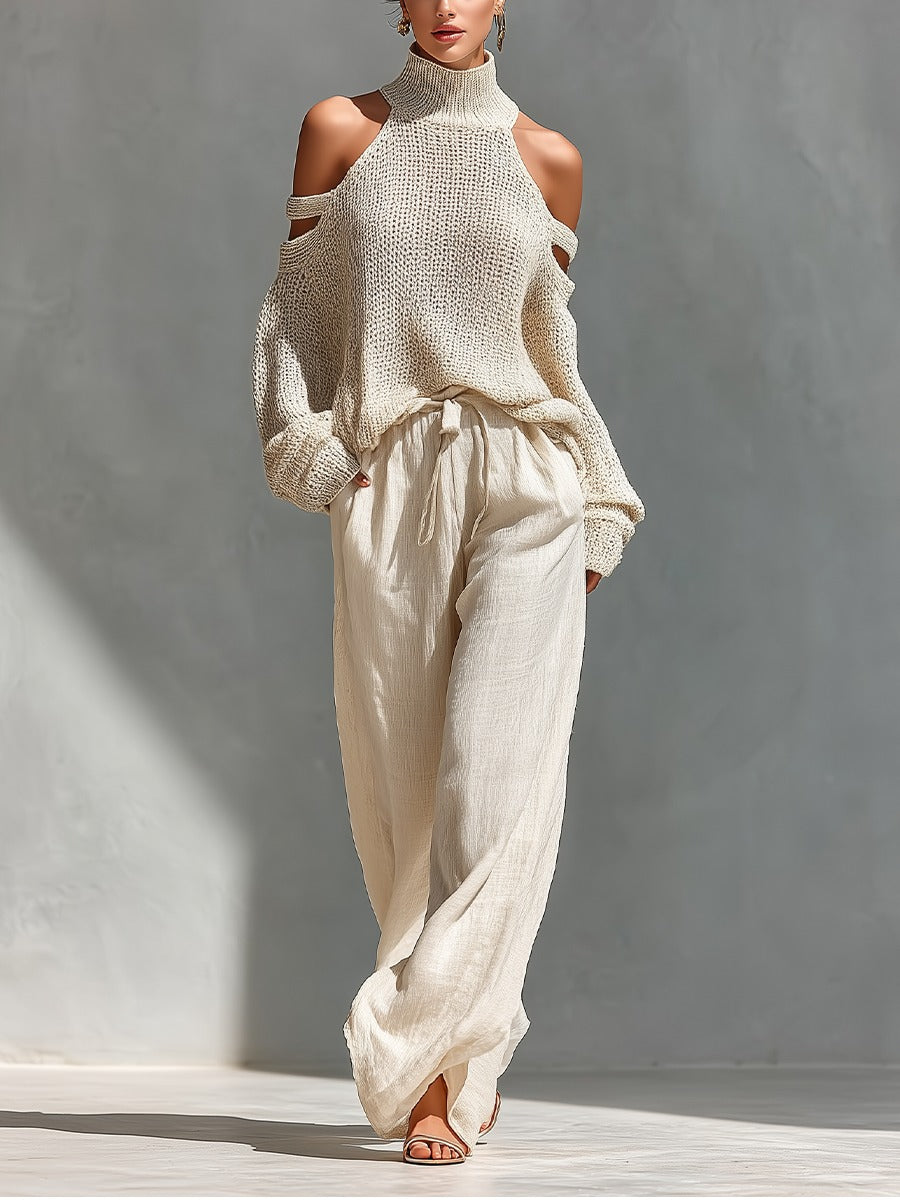 Camilla - Conjunto de moda in punto y lino