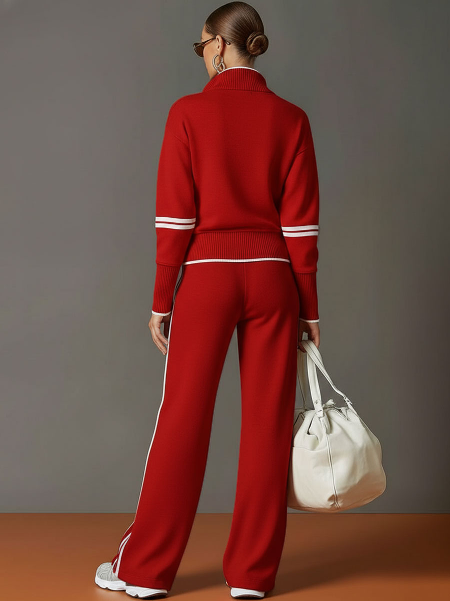 Marietta – azulsa y pantalones de pierna ancha