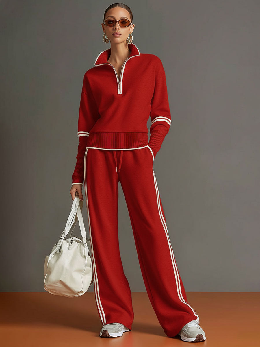 Marietta – azulsa y pantalones de pierna ancha