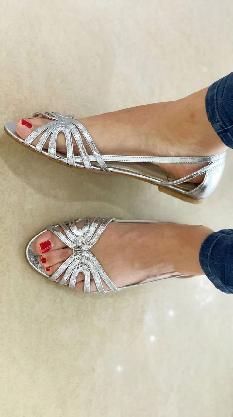 Eleonora | Sandalias doradas ligeras de verano