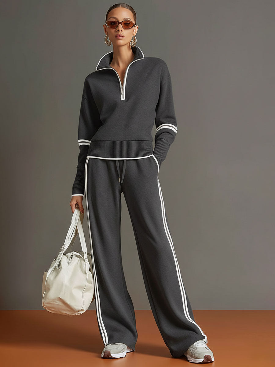 Marietta – azulsa y pantalones de pierna ancha