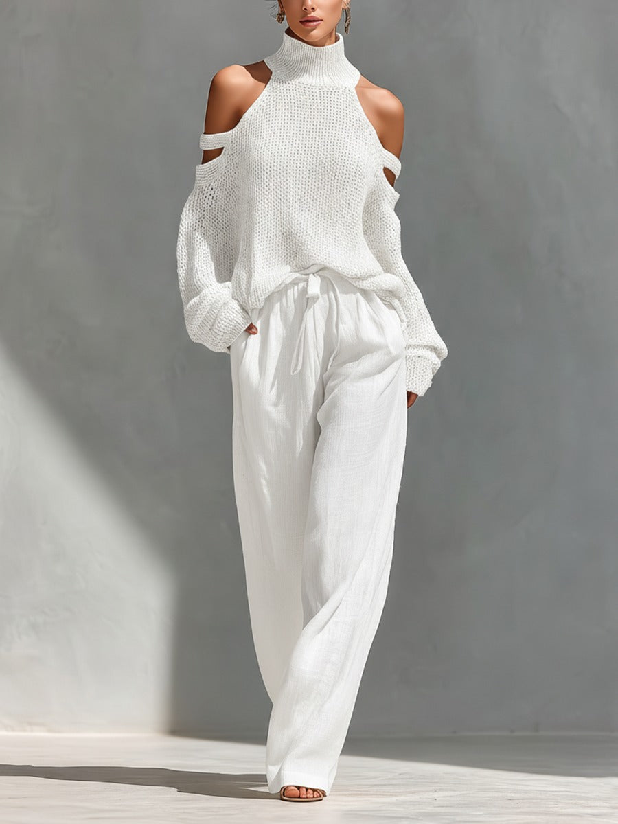 Camilla - Conjunto de moda in punto y lino