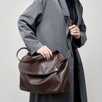 Adriana | Bolso minimalista de piel auténtica suave y retro para diario