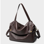 Adriana | Bolso minimalista de piel auténtica suave y retro para diario