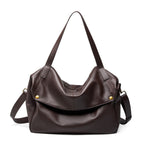 Adriana | Bolso minimalista de piel auténtica suave y retro para diario