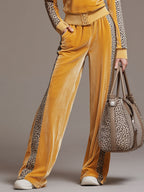 Nadzieja – conjunto de terciopelo eestampadodo leopardato