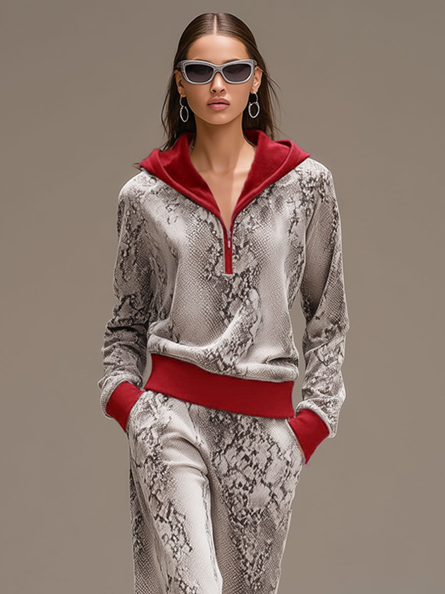 Tamara – conjunto deportivo in terciopelo
