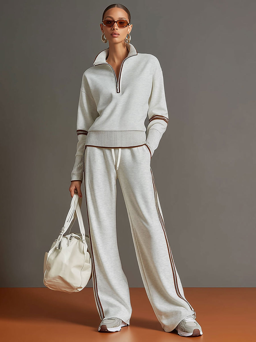 Marietta – azulsa y pantalones de pierna ancha