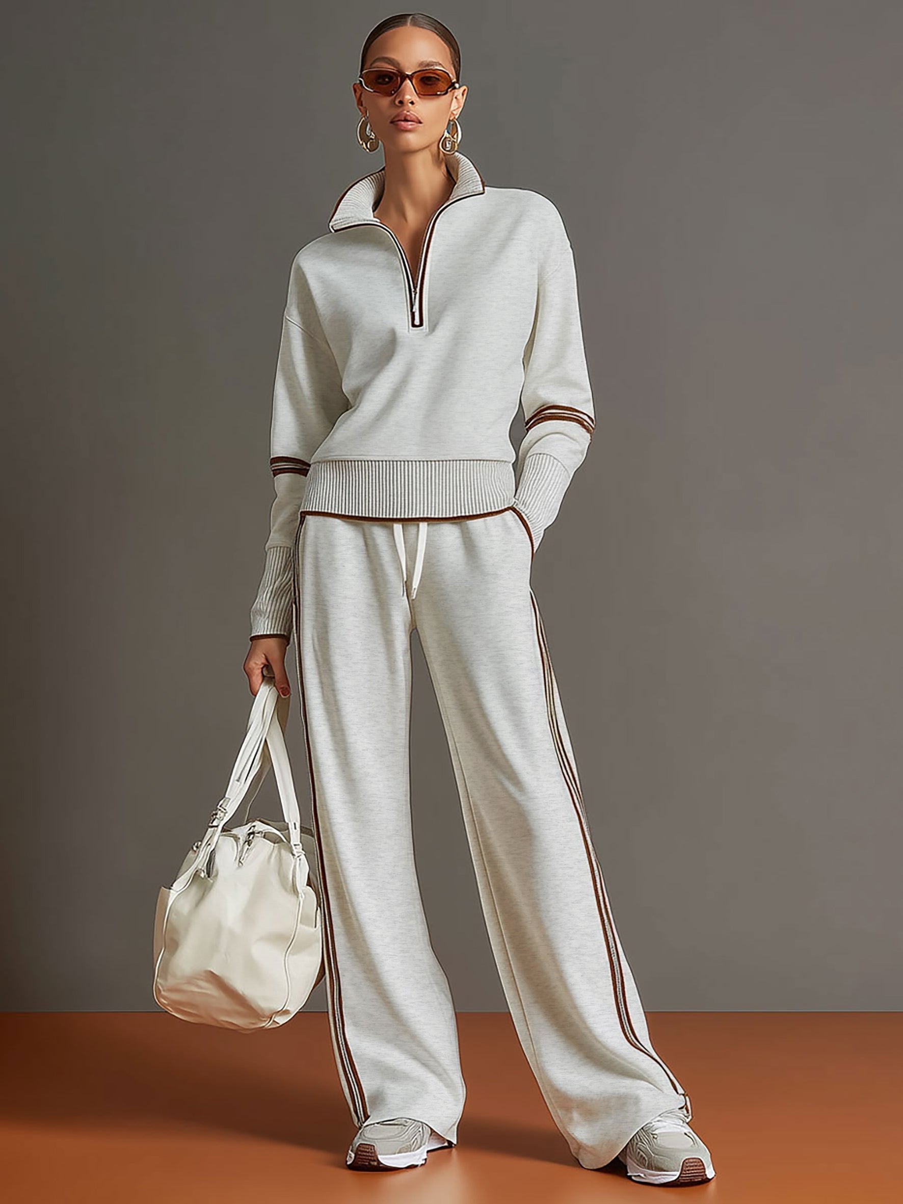 Marietta – azulsa y pantalones de pierna ancha