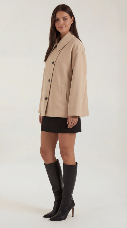 Amanda Oversized Asymmetrical Coat